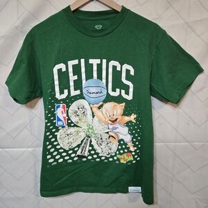 Looney Tunes Diamond Supply Co. Green Celtics T-Shirt